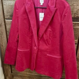 J. Crew Women's Vibrant Pink Blazer